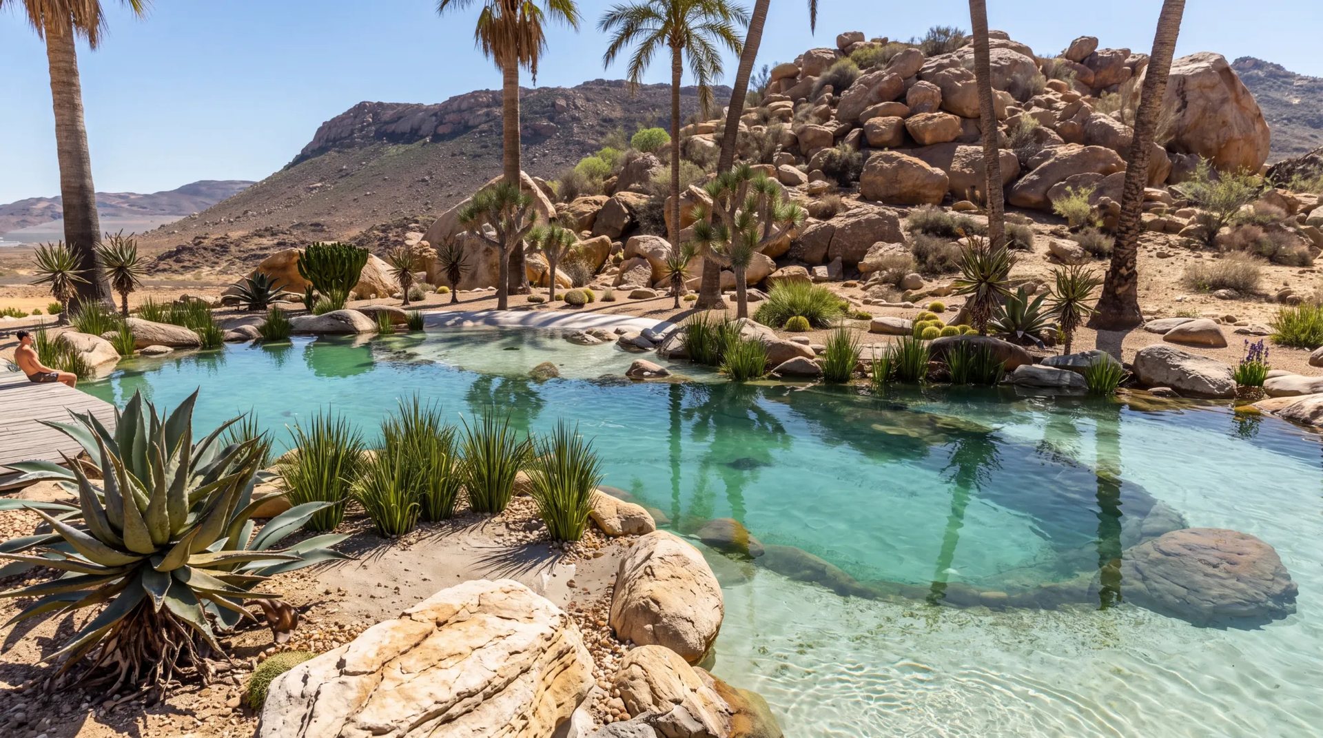 Projeto de lago pronto em horas, não em dias